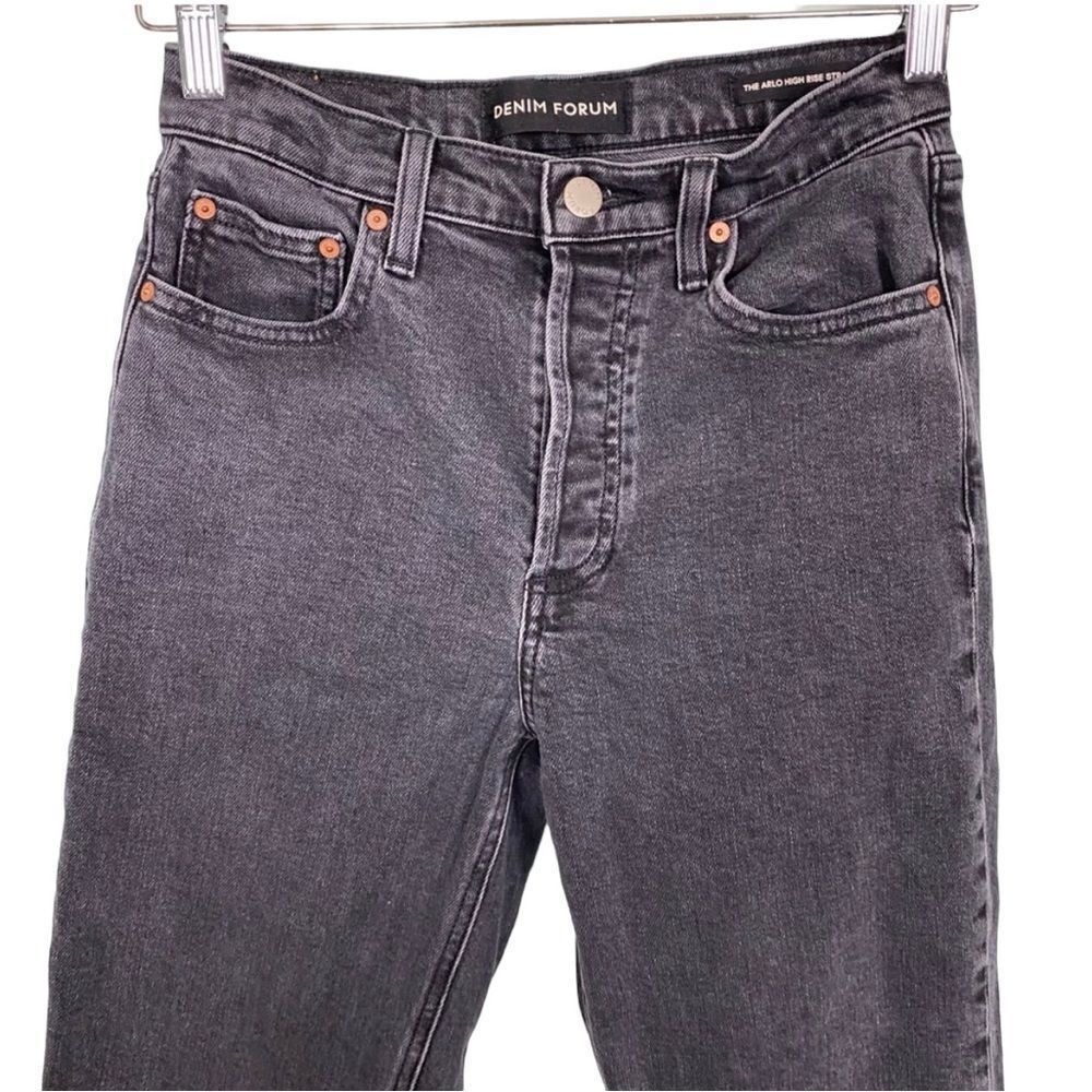 Aritzia Denim Forum Arlo High Rise Straight Leg Jeans 24 - Picture 10 of 15